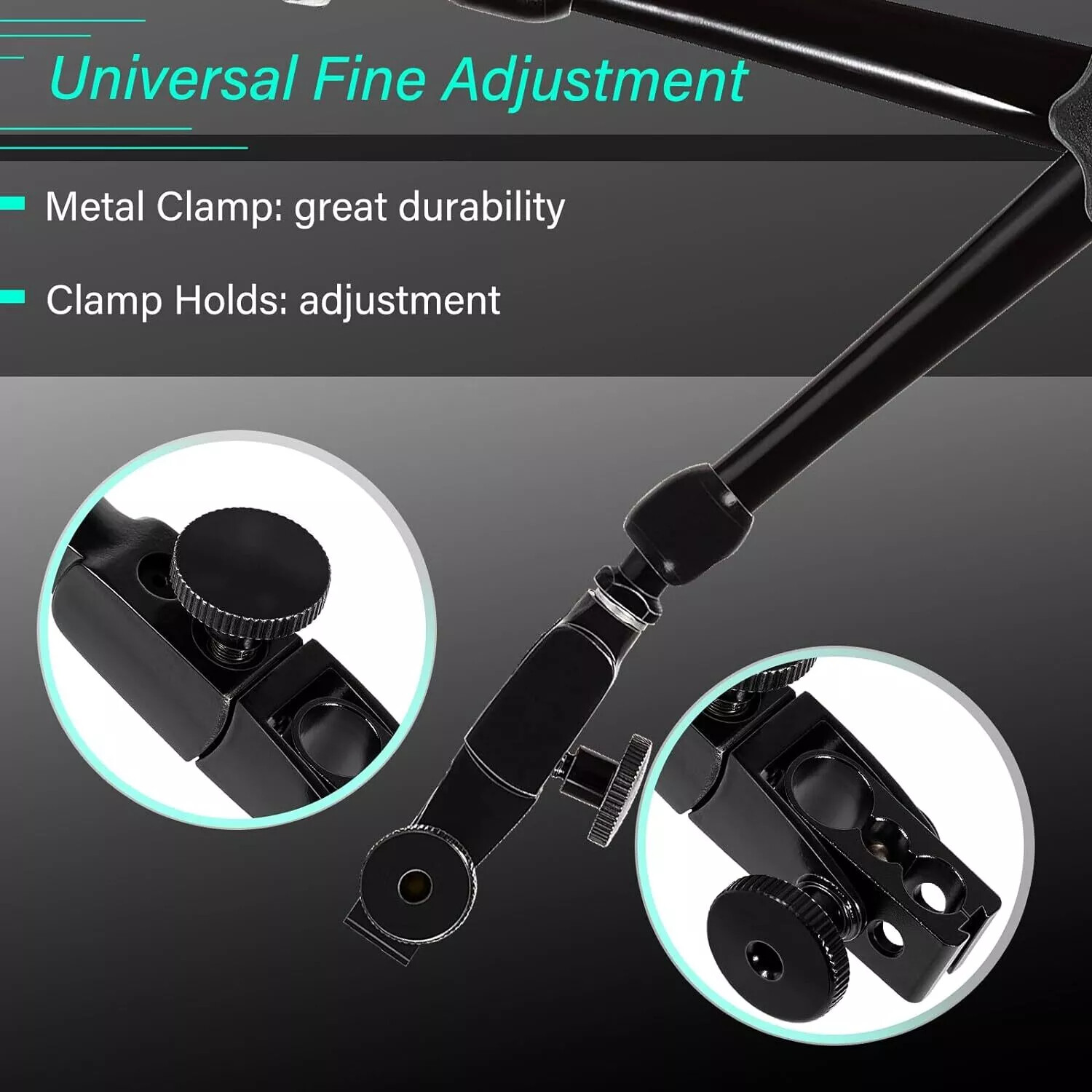 Regular Duty Dial Gage Holder Dg61003 Mag Base W/Metal Fine Adjust For Noga