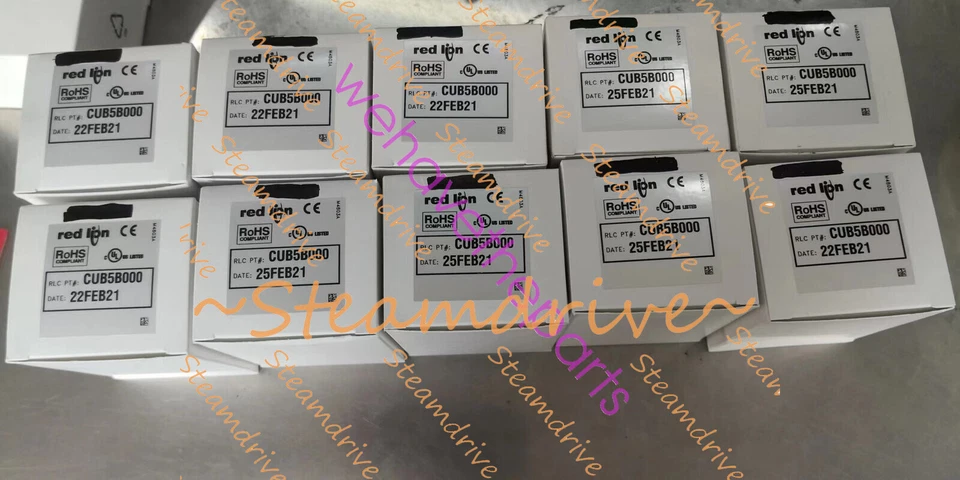 INDUSTRY Red Lion CUB5B000 Miniature Electronic 8 Digit Dual Counter Fast Shipping /