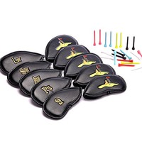 Golf Club Headcovers 30 Golf Tees High Quality Pu Leather Set Of 10 Golf Club Headcovers 30 Golf Tees High Quality Pu Leather Set Of 10