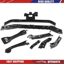 Front Support Radiator Brackets Kit Set Steel 8pcs For 2013-2019 Nissan Sentra