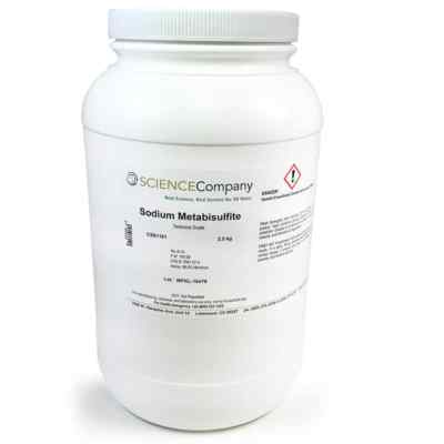 Sodium Metabisulfite, 2.5kg Gold Recovery