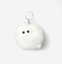 Soft Fluffy Keychain Cute Plush Faux Fur Keyring Pompom Keychain Decoration