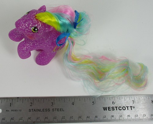 HQG1C G1 Style Sparkle Pony Custom Baby Lucky Star Curly Hair NEW Loose - Picture 2 of 6
