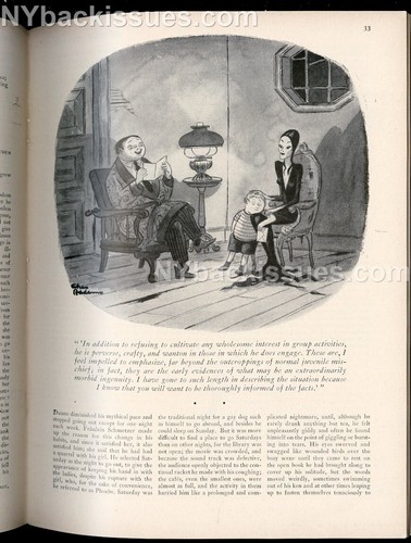 New Yorker Zeitschrift 12. Februar 1949 Charles Addams Family Pugsley S.J. Perelman - Bild 2 von 5