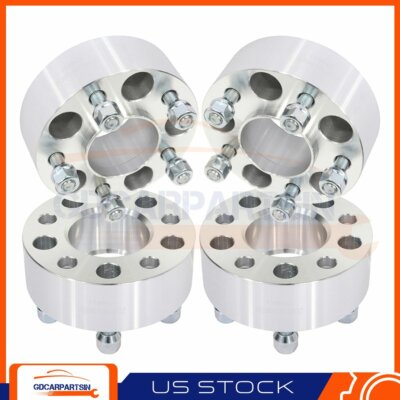 (4) 2'' Hubcentric 5x4.5 5x114.3 Wheel Spacers 12x1.5 For Ford Mustang Explorer