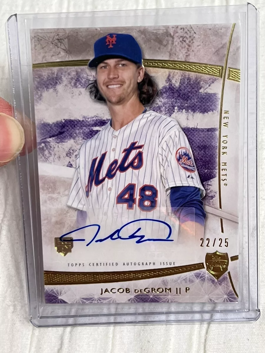 JACOB DeGROM 2014 TOPPS SUPREME ROOKIE AUTO AUTOGRAPH RC #22/25 TEXAS  RANGERS