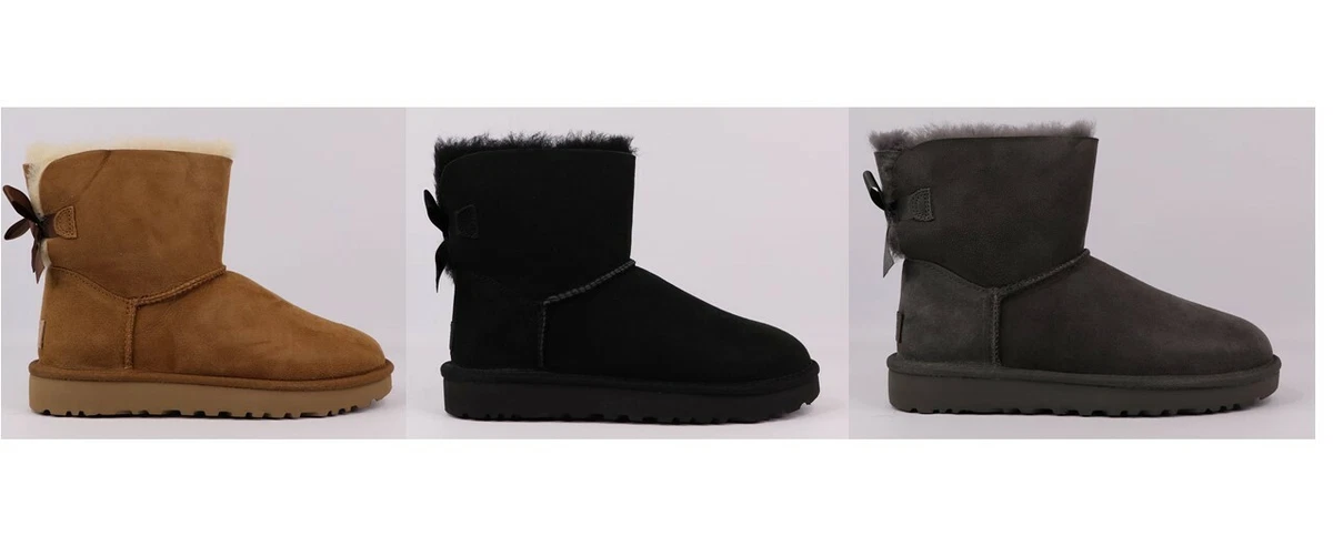 UGG W Mini Bailey Bow Winter Boots Shoes 1016501