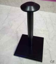 Handmade Wooden Armor Helmet Display Stand Black Base Tabletop Decor Gift