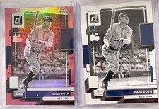 2-2022 Donruss Baseball Babe Ruth Pink And Base Cards #229. CD1507