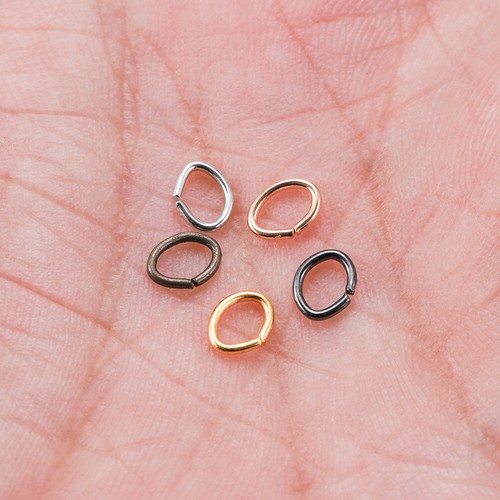 300Pcs Oval Jump Split Rings Connector Open Metal Ring Jewelry Making DIY Crafts - Picture 5 of 13