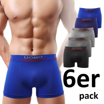 6er Oder 12er Pack Herren Boxershorts – Microfaser, Nahtlos, Bequem & Elastisch (S-XXL)