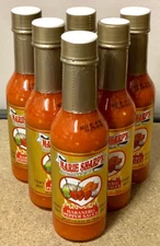 Marie Sharp's Fiery Habanero Hot Sauce (5 oz) - 6 pack of Bottles
