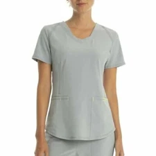 Scrubstar Women's Solid Color Premium 4-Way Stretch Active V-Neck Scrub Top