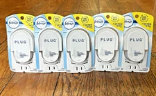 5 Febreze Oil Warmer Plug Ins Air Fresheners Fade Defy Alternating Chambers New