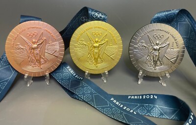 Gold Silber und Bronzemedaillen bei den Olympischen Sommerspielen 2024 in Paris