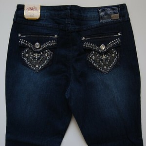 One 5 One Women S Studded Bootcut Blue Denim Jeans Size 10 Nwt Ebay