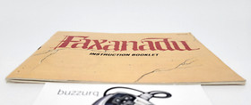 Faxanadu Nintendo NES Instruction Booklet Manual Notice NES-FX-USA