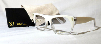 Phillip Lim Emile (WHT) White Fade 53-16-140 Frames Eyeglasses NEW Eyewear