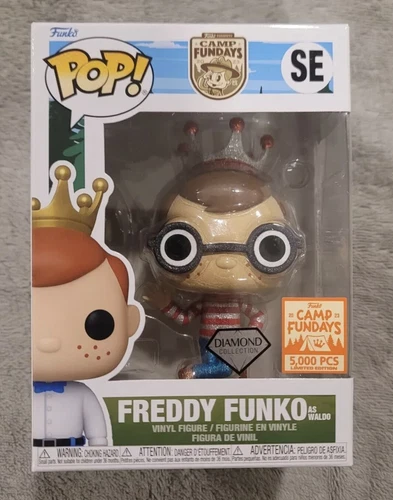 Funko Pop Fundays 2023 Box of Fun Freddy Funko as Where’s Waldo Diamond LE 5000