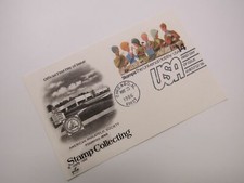 USPS Scott UX110 14c Stamp Collecting First Day of Issue Postal Card