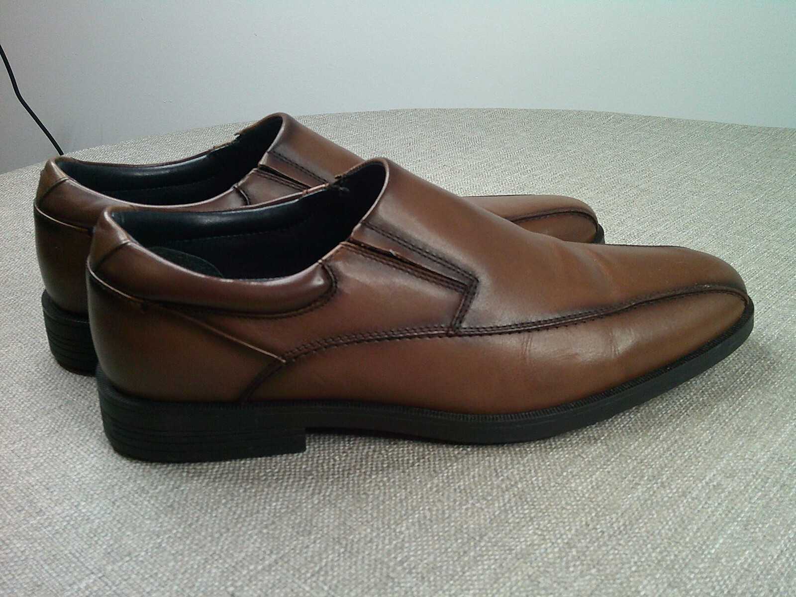 SAOLA Scarpe eleganti slip on da uomo Dockers Comfort Zone taglia 13 m marrone pelle BELLE