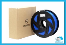 Fluorescent Blue PLA 3D printer filament 1.75 mm 1 kg 2.2 lbs