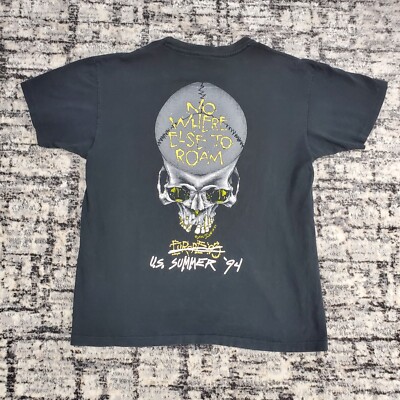 Vtg Metallica Shirt US Summer 1994 Tour No Where Else To Roam