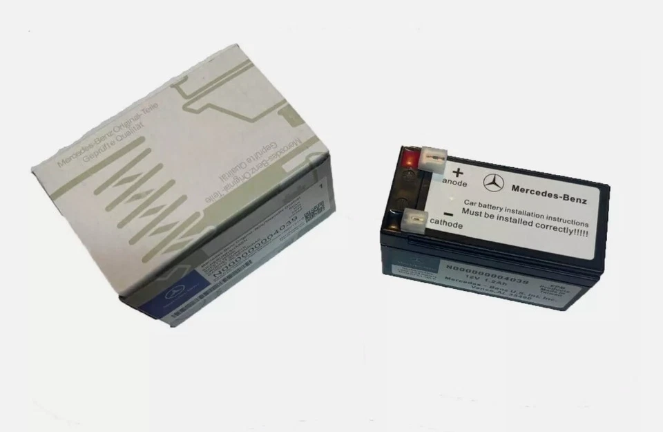 梅赛德斯 W212 E250 E350 E550 E63 辅助电池 10-16 全新原始设备制造商  — 第 2/4 张图片