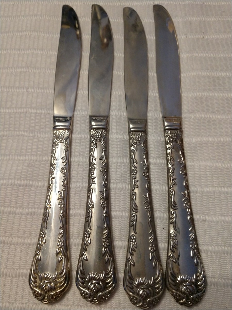 【WM A Rogers】アールヌーボー ディナーナイフ / フォーク 12本 WM A Rogers】アールヌーボー ディナーナイフ / フォーク 12本