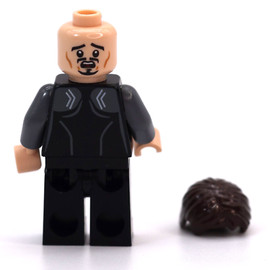 LEGO Marvel Iron Man Tony Stark Minifigure 76007 sh069 Malibu Mansion CMF