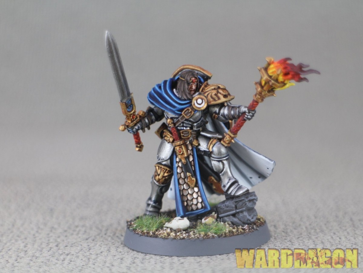 Warhammer AOS WDS painted Stormcast Eternals Knight Questor v62 | eBay