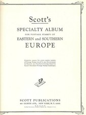 Eastern & Southern Europe Scott's Specialty Album - 2,486 Stamps, 2016 Cat$3,336