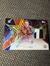 2025 Topps WWE Universe KARRION KROSS Superstar Relic Signatures Orange Auto /25