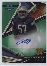 2022-23 Bowman U Best of Green Refractor 79/99 Jayson Ademilola #BA-JAA Auto 6k2