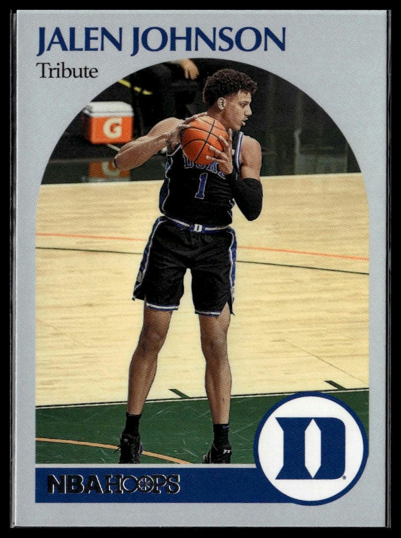 2021 Panini Chronicles Draft Picks #63 Jalen Johnson