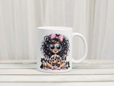 Crazy Cat Lady Katze Animal Mug  Keramiktasse Geschenk Kaffeetasse Kaffee 5