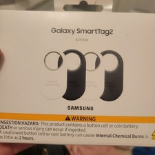 Samsung Galaxy SmartTag2 - 4 Pack Black White - Brand New Sealed
