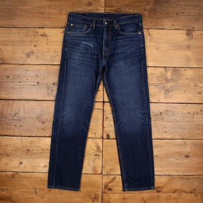 Levis 505 Jeans 33x32 Blau Regular Straight Dark Stonewash Red Tab Denim