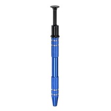 4-Claw Piercing Ball Grabber Stainless Steel Jeweler's Pick Up Tool, Blue