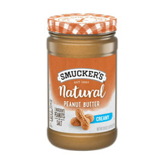 Smucker  s Natural Creamy Peanut Butter, 26 oz Jar