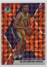 2019 Panini Mosaic Rookies Reactive Orange Prizm Talen Horton-Tucker #215 09wc