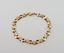 Armband in 8 Kt/333 Gelbgold Weißgold!