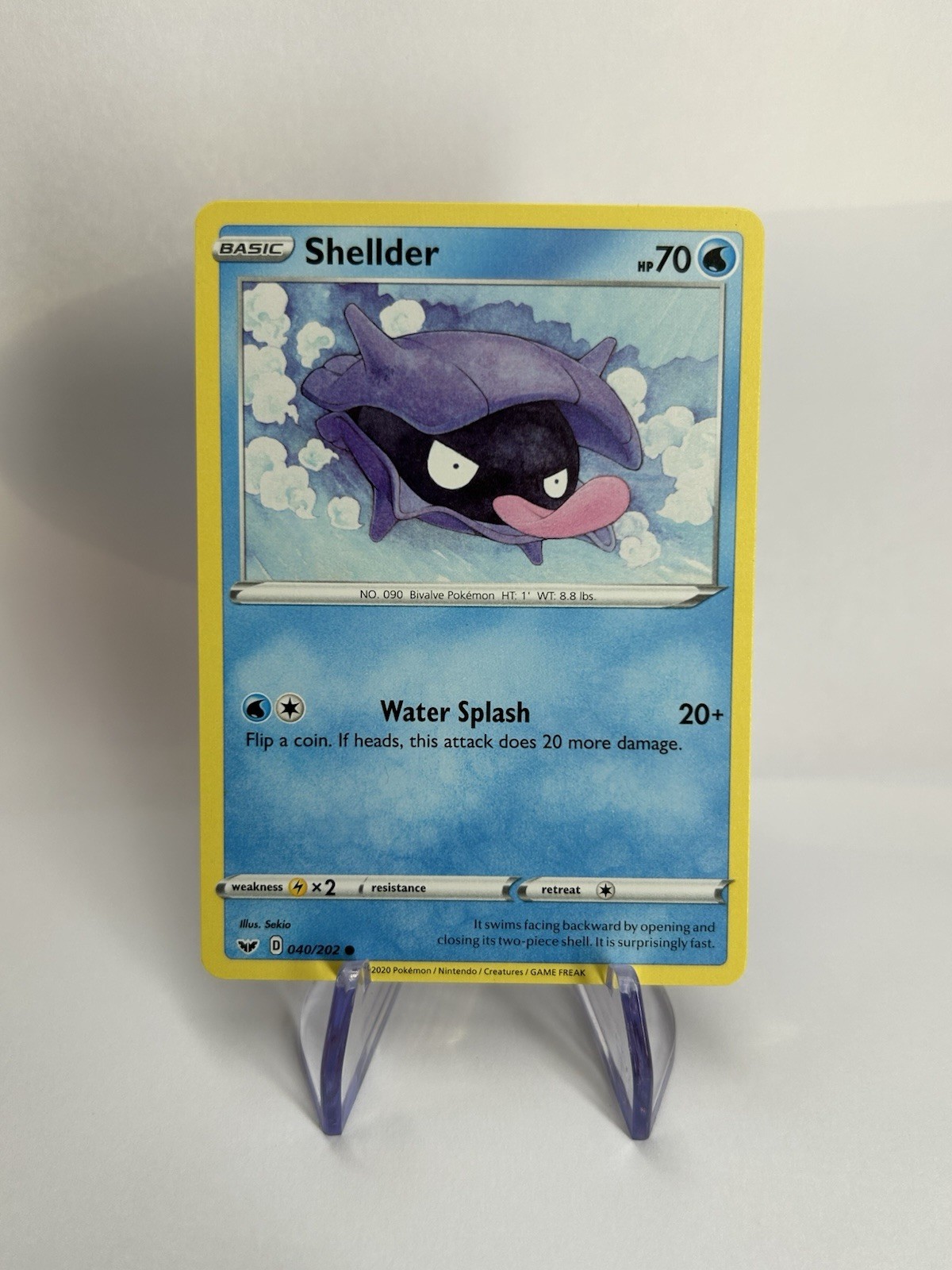 Shellder 40/202 Regular Sword & Shield Base Pokémon