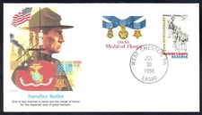 MOH Medal of Honor Recipient USMC GENERAL SMEDLEY BUTLER Military Hero Cover