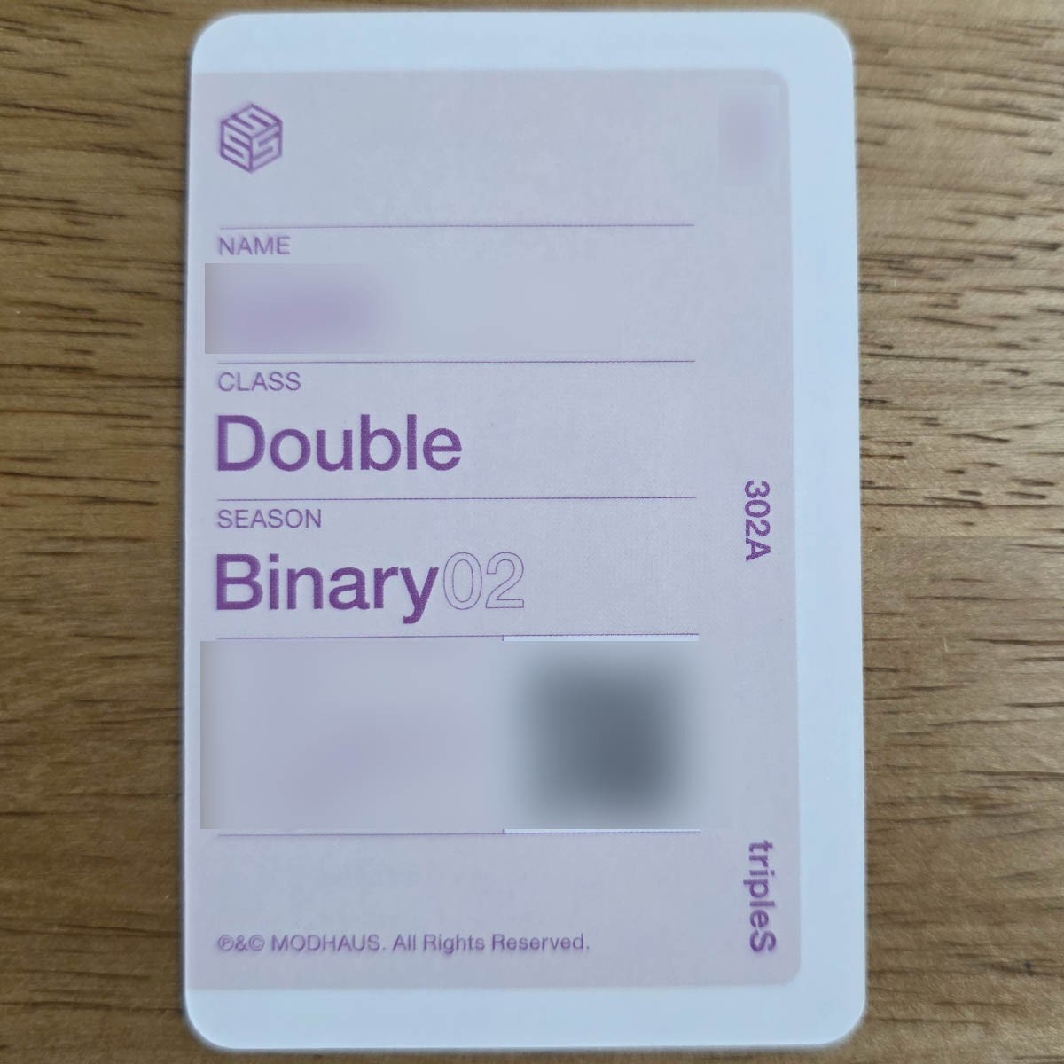 Ha Yeon Photocard 302A TripleS msnz Beyond Beauty DoubleClass