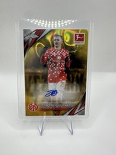 2024-25 Topps Chrome Bundesliga Jonathan Burkardt Auto /50 Gold Lava BA-JBH