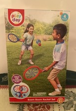 Boom Boom Racket Game Set, 4 Pc. Red  Blue, Children Ages 3 Play Kid Toy