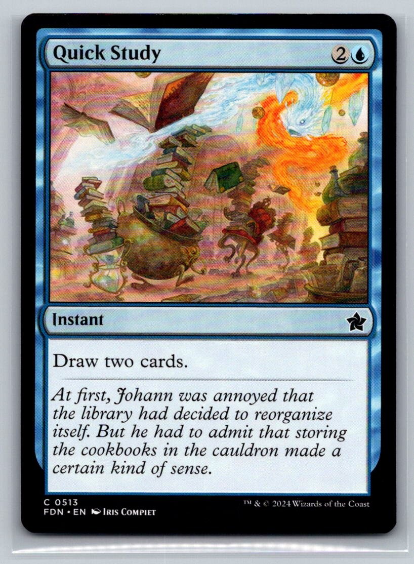 QUICK STUDY FOUNDATIONS 513 COMMON MAGIC: THE GATHERING - NM/M