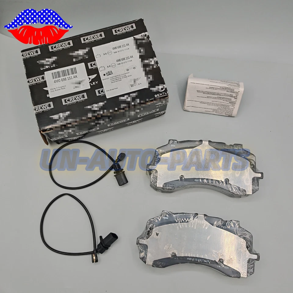 适用于 2017 - 2023 宾利 Bentayga 6.0L 全新原始设备制造商前刹车片 美国 — 第 4/4 张图片
