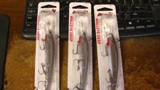 Bandit crankbait, "walleye deep", 4 3/4", 5/8 oz, nip,  3 ct,   free shipping